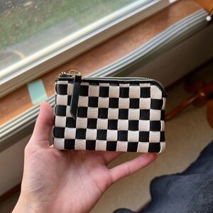 Universal Threads Checkered Black and White Wallet Coin purse